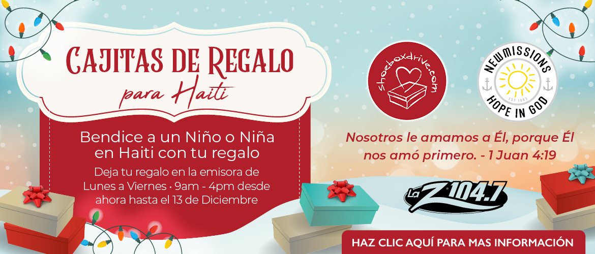 Cajitas de Regalo para Haiti