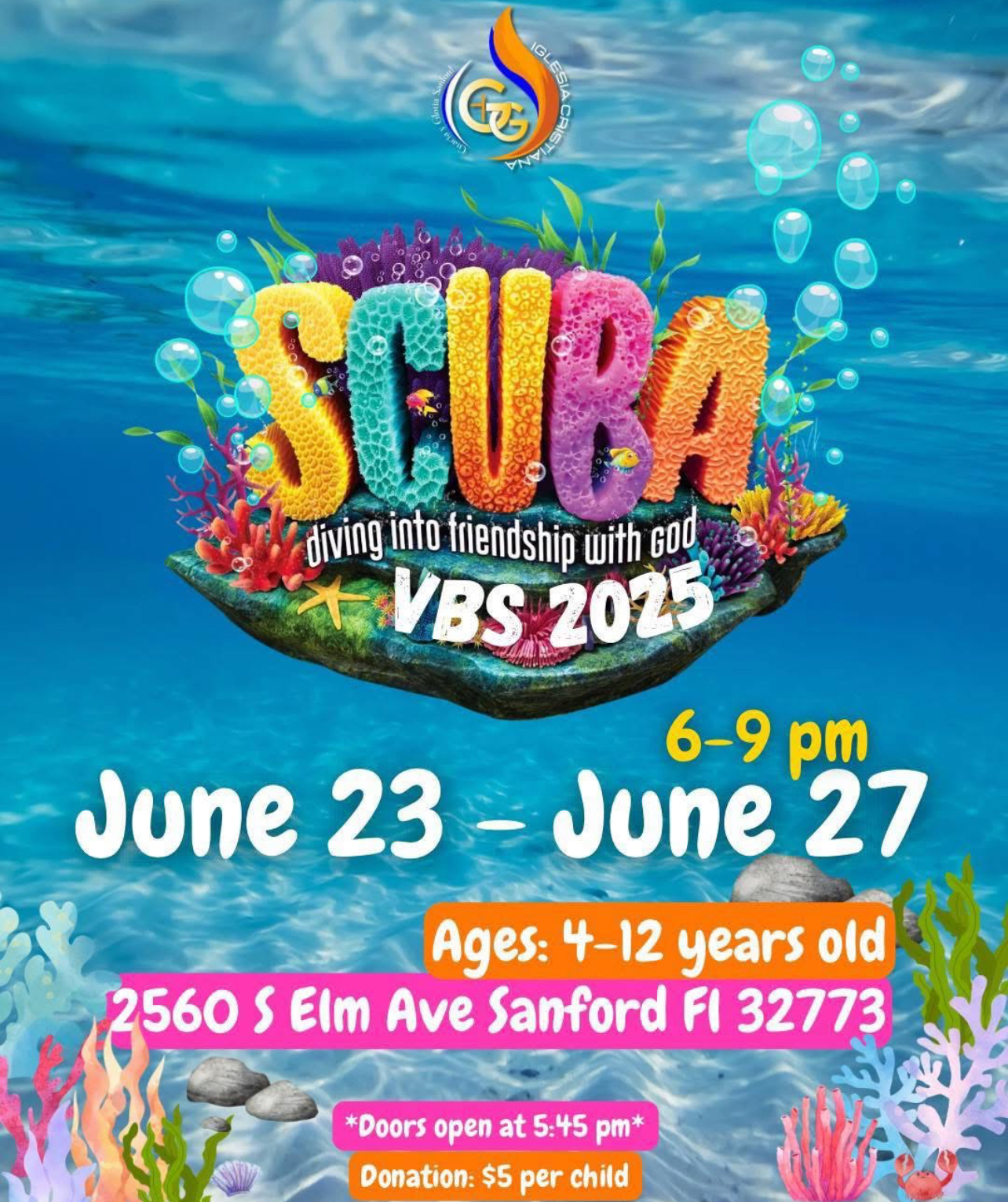 “SCUBA VBS 2025- Diving into Friendship with God”