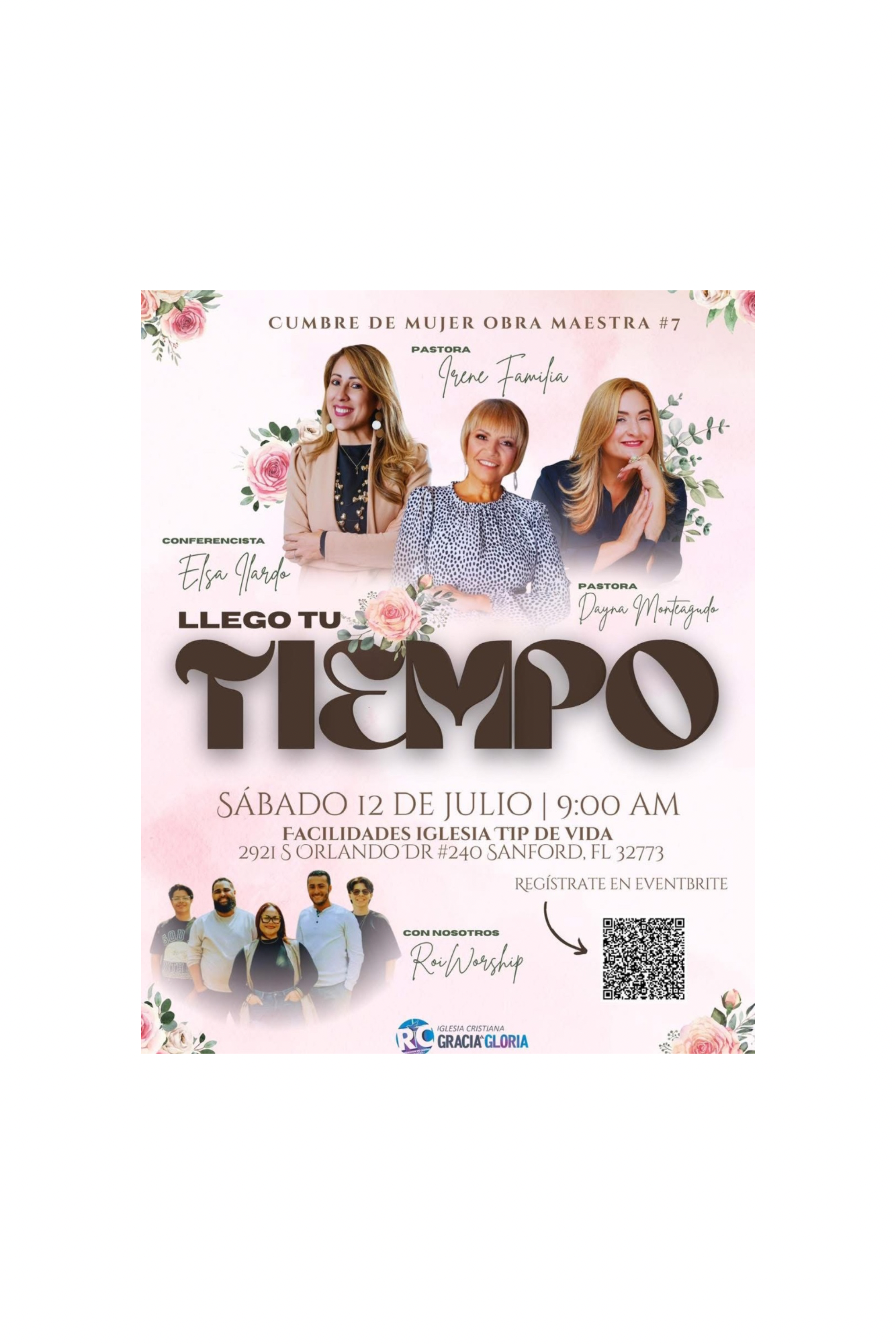 “Cumbre De Mujer Obra Maestra-Llegó Tu Tiempo “