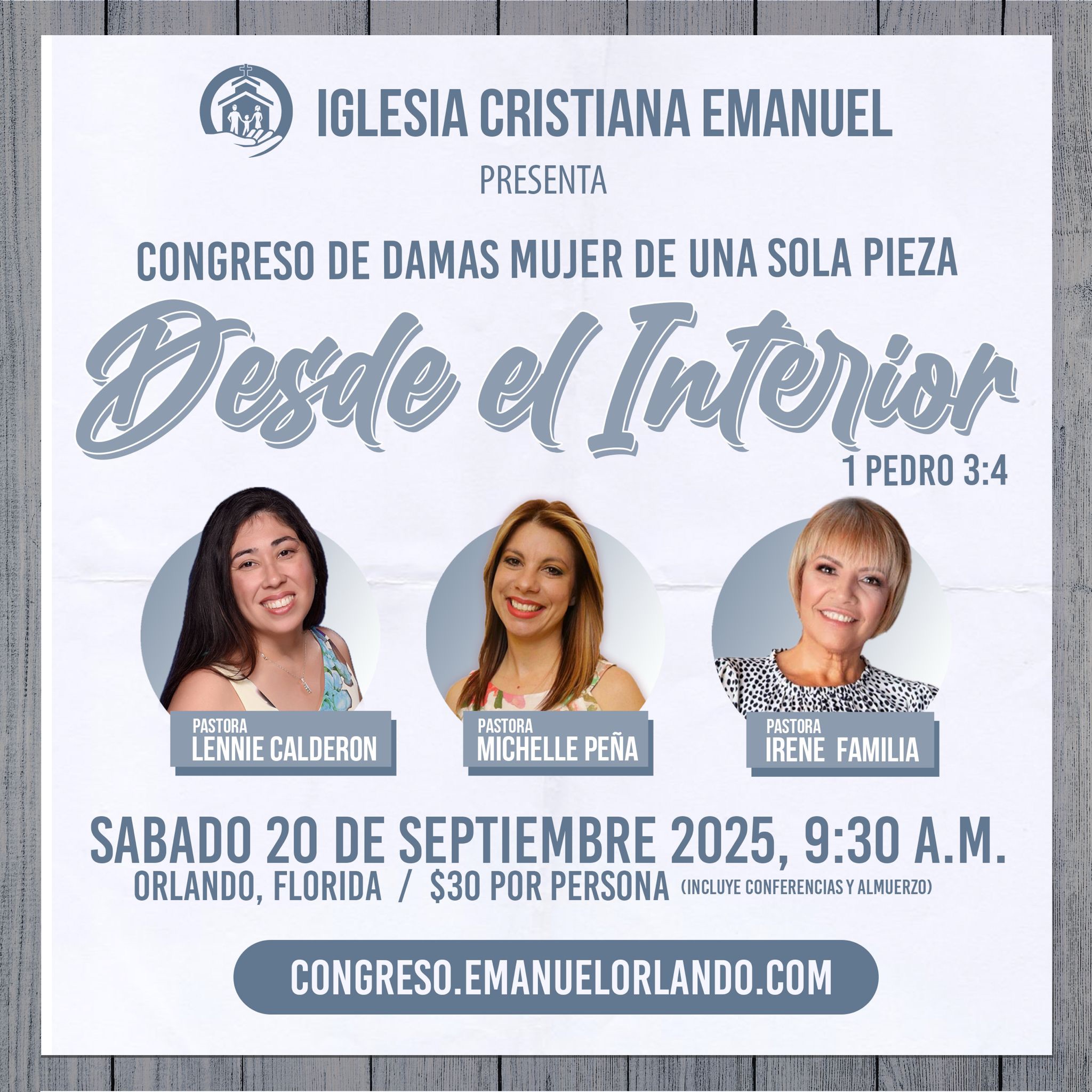 Congreso de Dama- Mujer de Una Sola Pieza