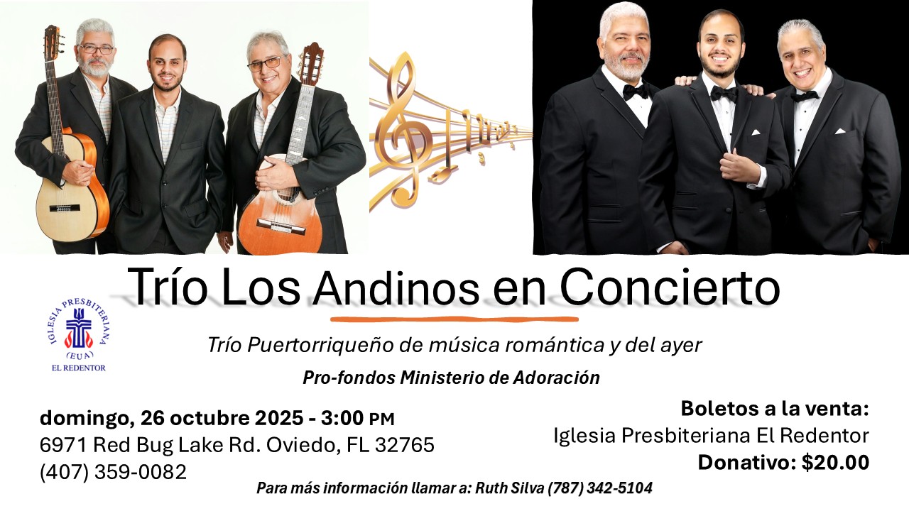 Concierto con El Trio Los Andinos