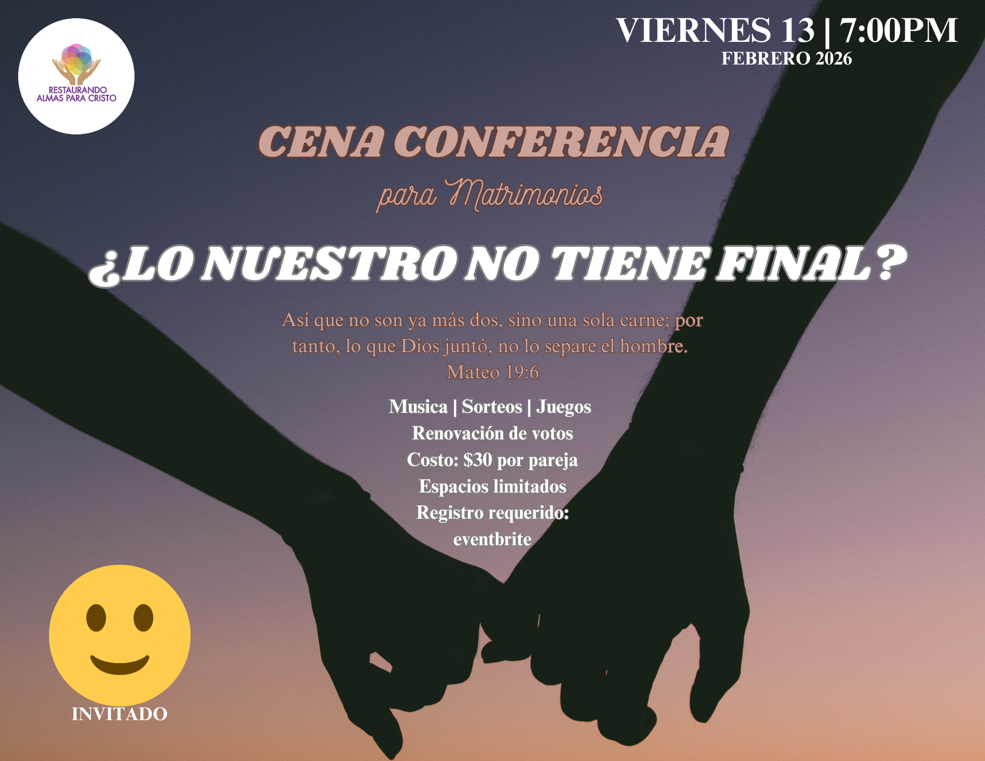 Cena-Conferencia: Lo nuestro no tiene final