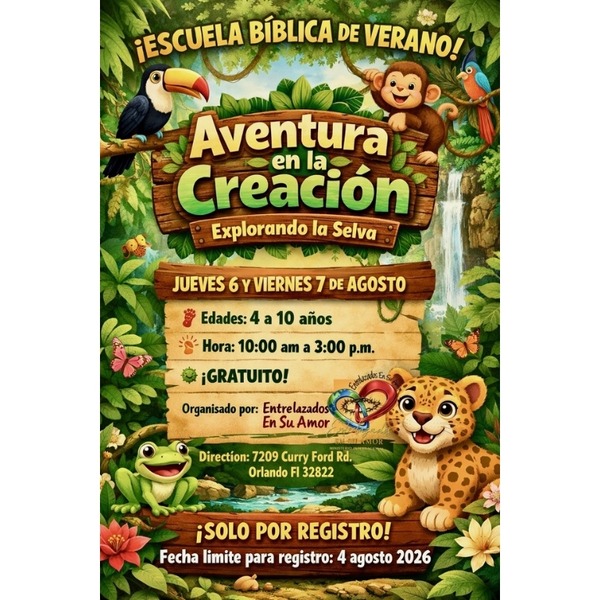 Campamento de Verano Aventura de la Creacion