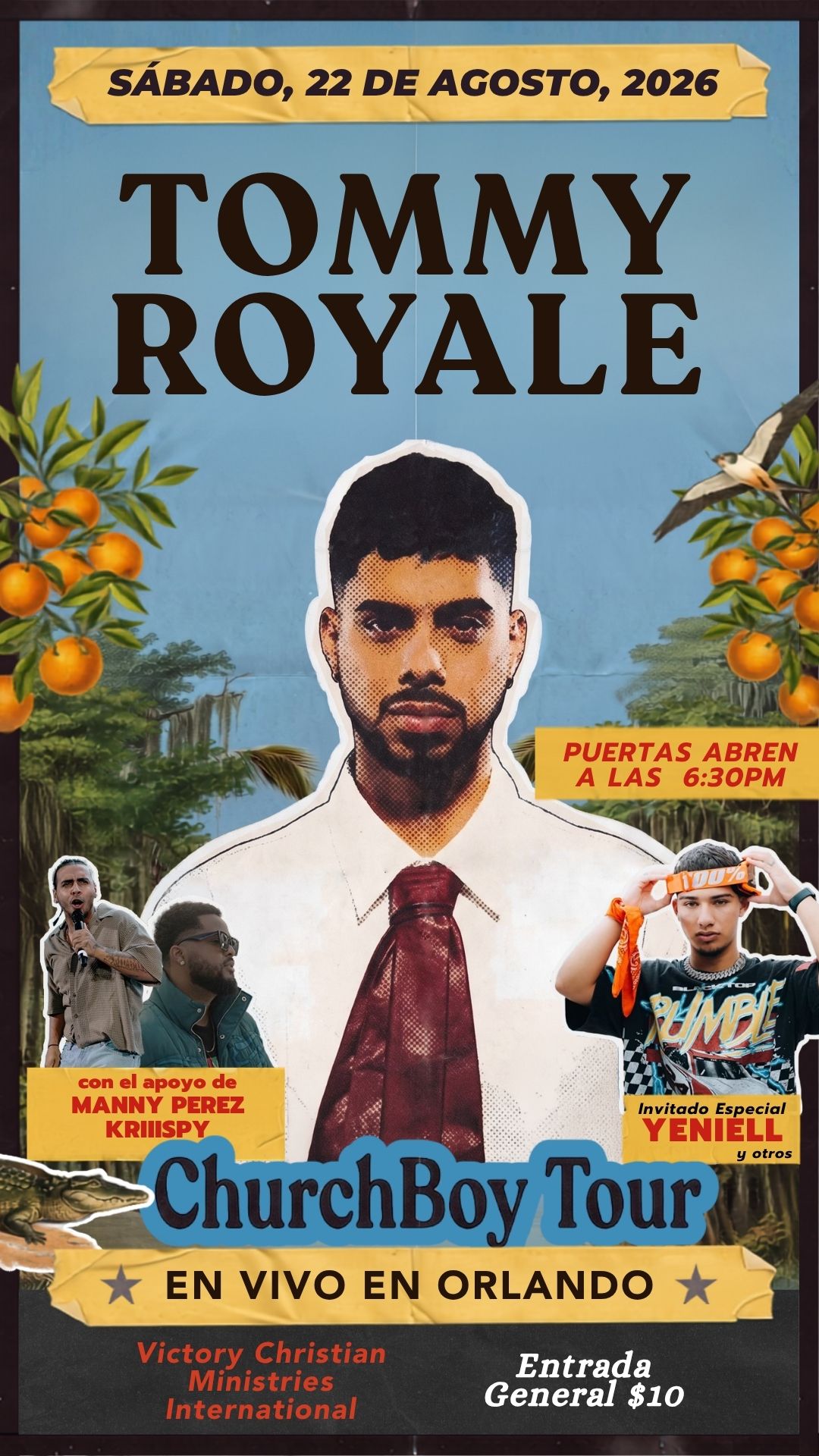 Tommy Royale • ChurchBoy Tour