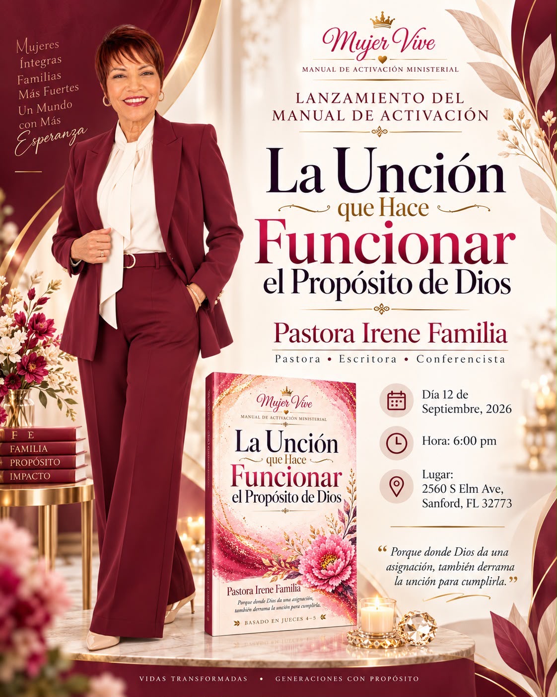 “La Unción que hace funcionar el propósito de Dios”
