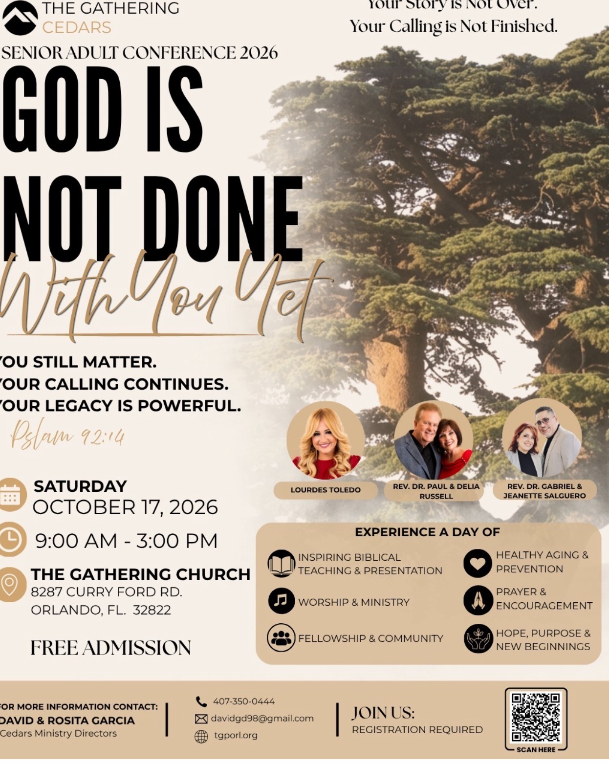 God is Not None- Conferencia para Adultos Mayores